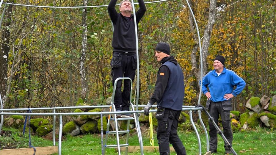 Arbete i trädgården